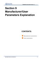 ManufacturerUser Parameters Explanation CONTENTS Manufacturer (Page 67 / 99) RDC6585PC Control System User Manual V1.0